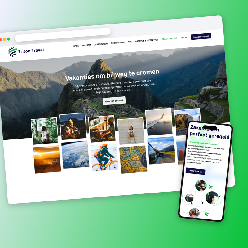 Triton Travel heroafbeelding